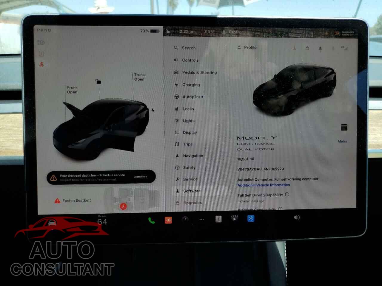 TESLA MODEL Y 2022 - 7SAYGAEE4NF382229