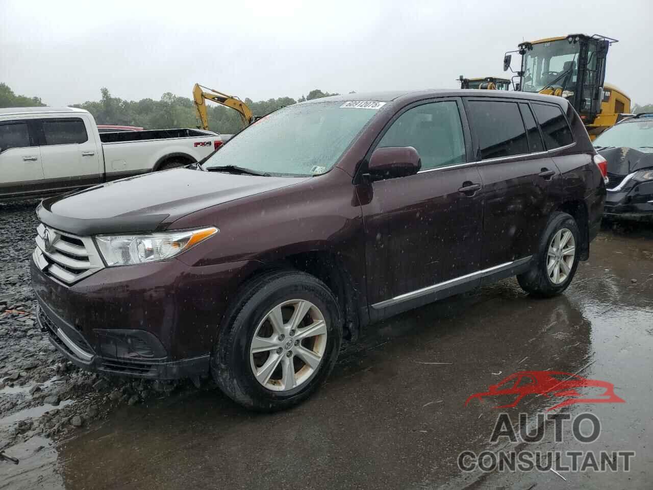 TOYOTA HIGHLANDER 2013 - 5TDBK3EHXDS252876