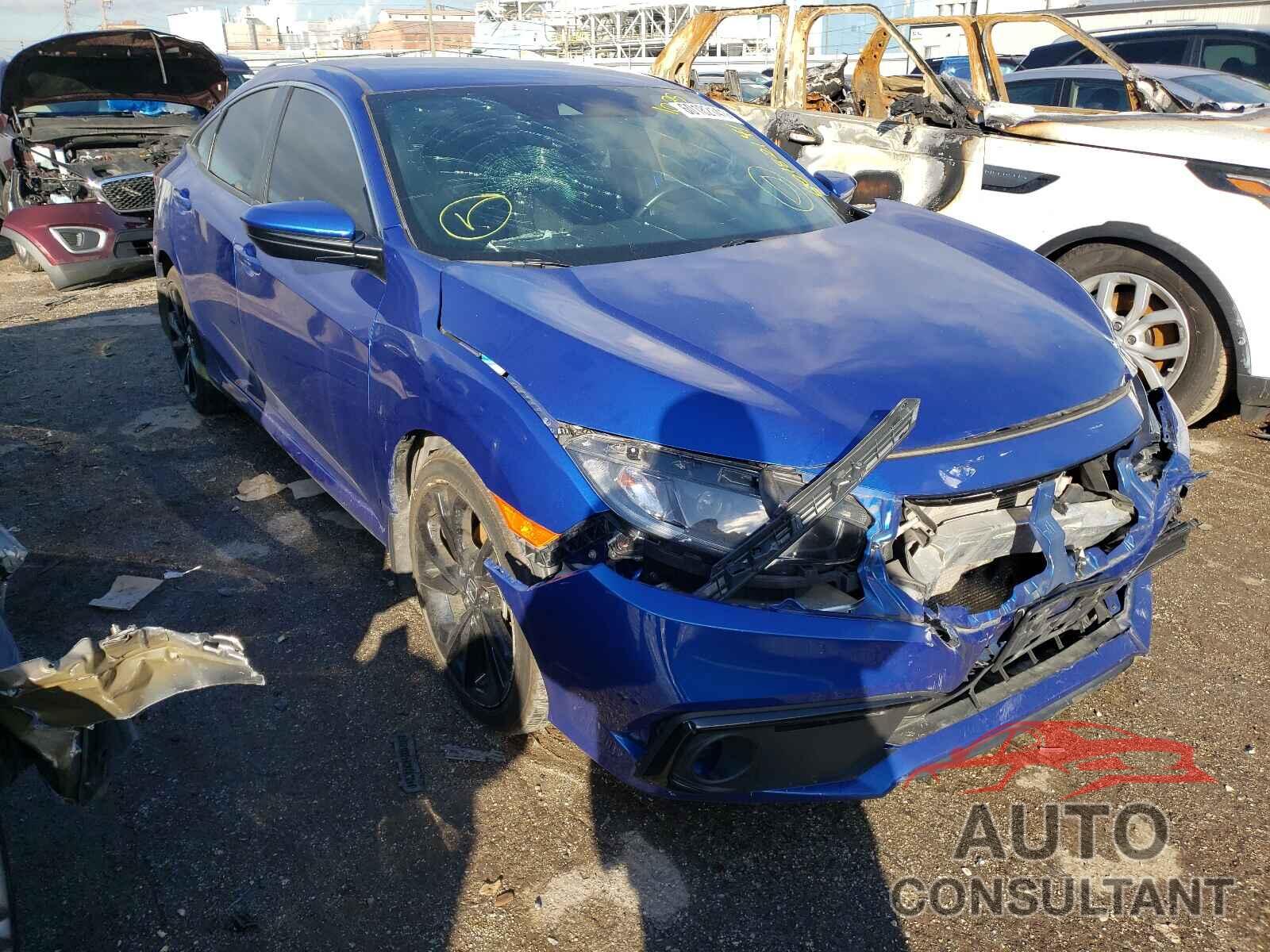 HONDA CIVIC 2019 - 2HGFC2F81KH550804