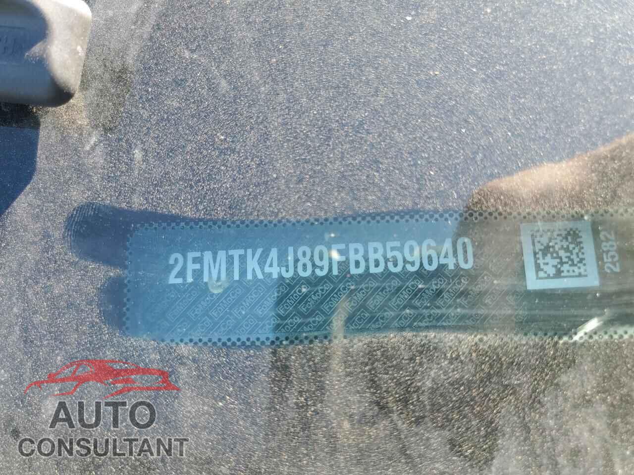 FORD EDGE 2015 - 2FMTK4J89FBB59640