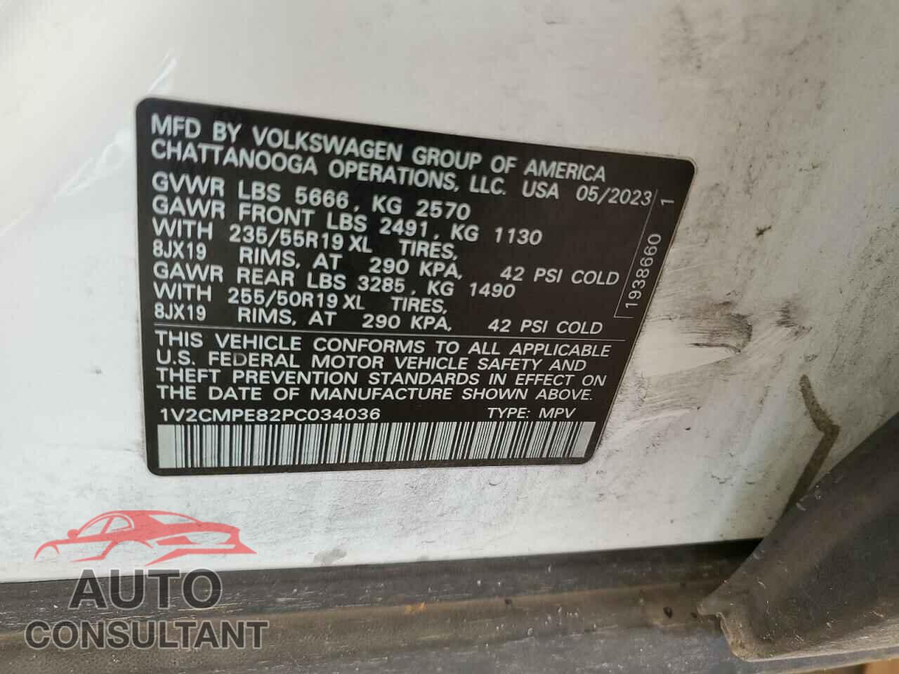 VOLKSWAGEN ID.4 2023 - 1V2CMPE82PC034036