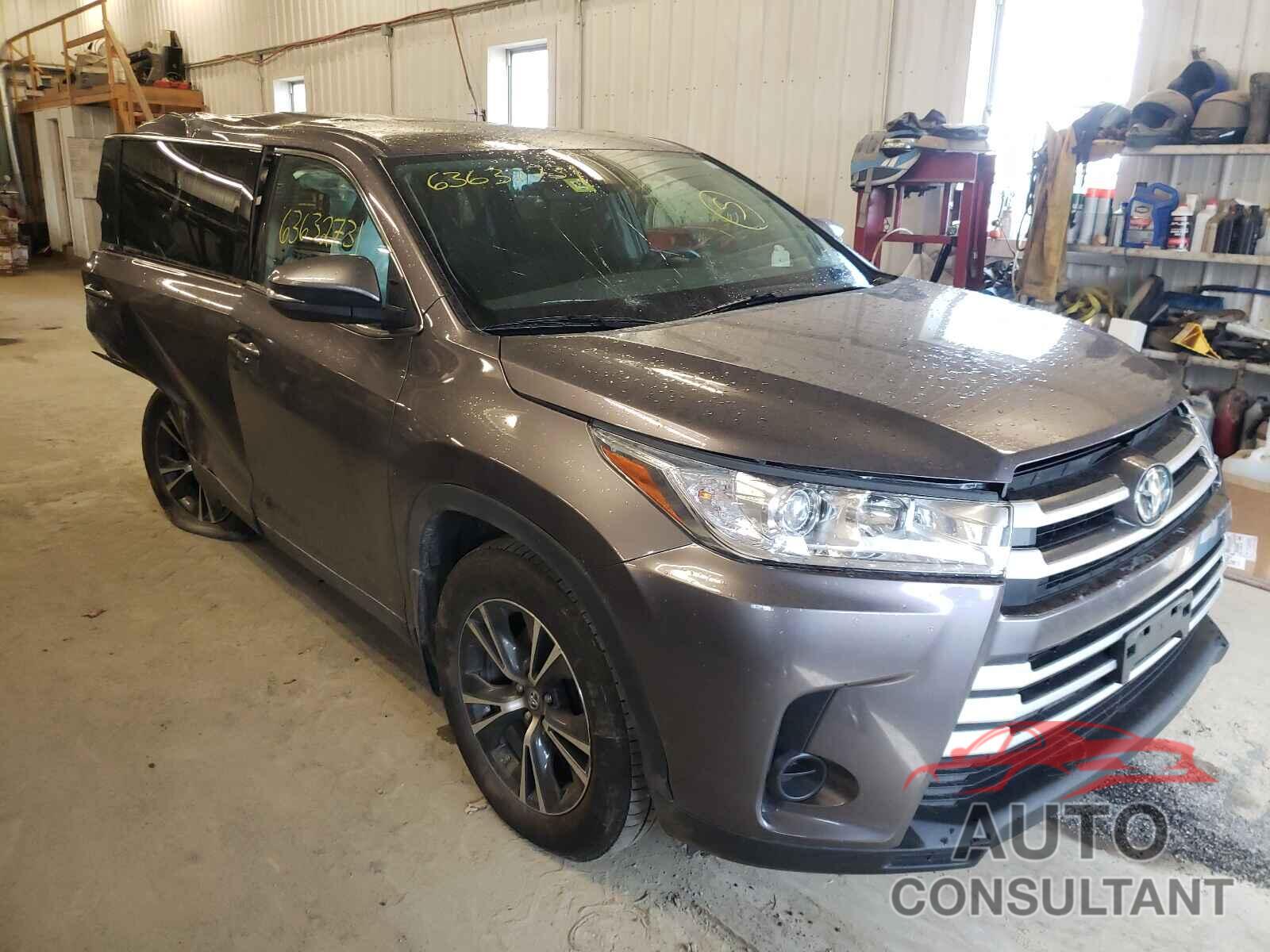 TOYOTA HIGHLANDER 2019 - 5TDBZRFH0KS953811