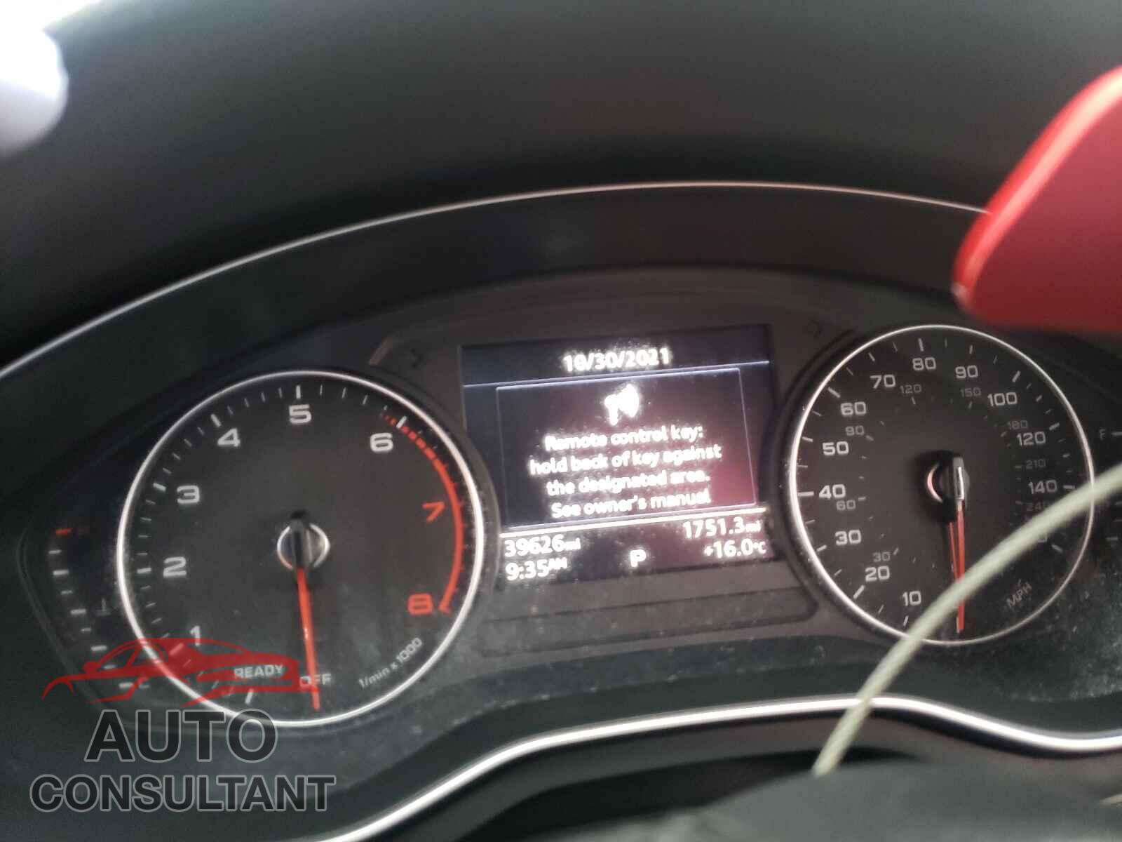 AUDI A4 2017 - WAUENAF40HN025614