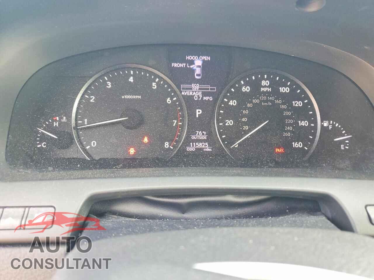 LEXUS LS460 2013 - JTHCL5EF6D5018539