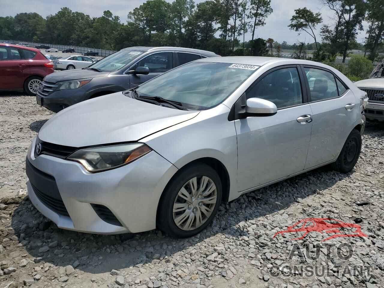 TOYOTA COROLLA 2014 - 5YFBURHE2EP140467
