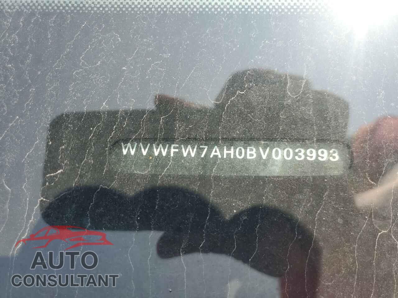 VOLKSWAGEN EOS 2011 - WVWFW7AH0BV003993
