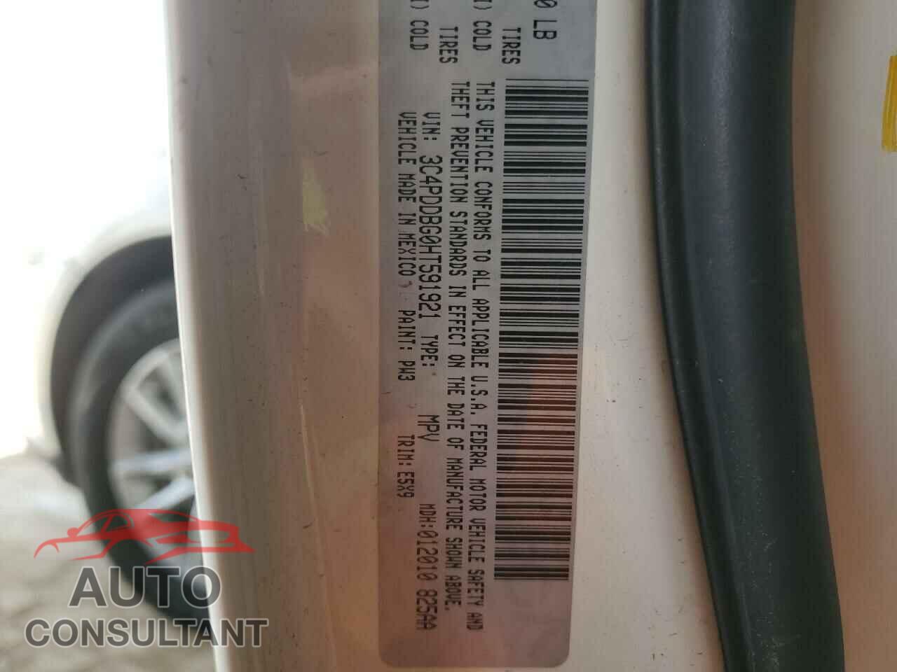 DODGE JOURNEY 2017 - 3C4PDDBG0HT591921