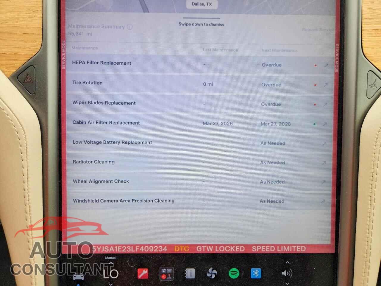 TESLA MODEL S 2020 - 5YJSA1E23LF409234