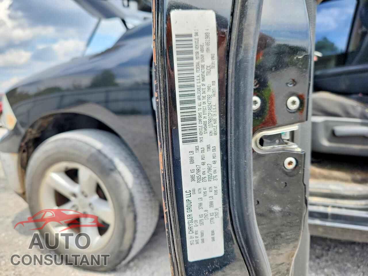 DODGE RAM 1500 2010 - 1D7RB1CP1AS247782
