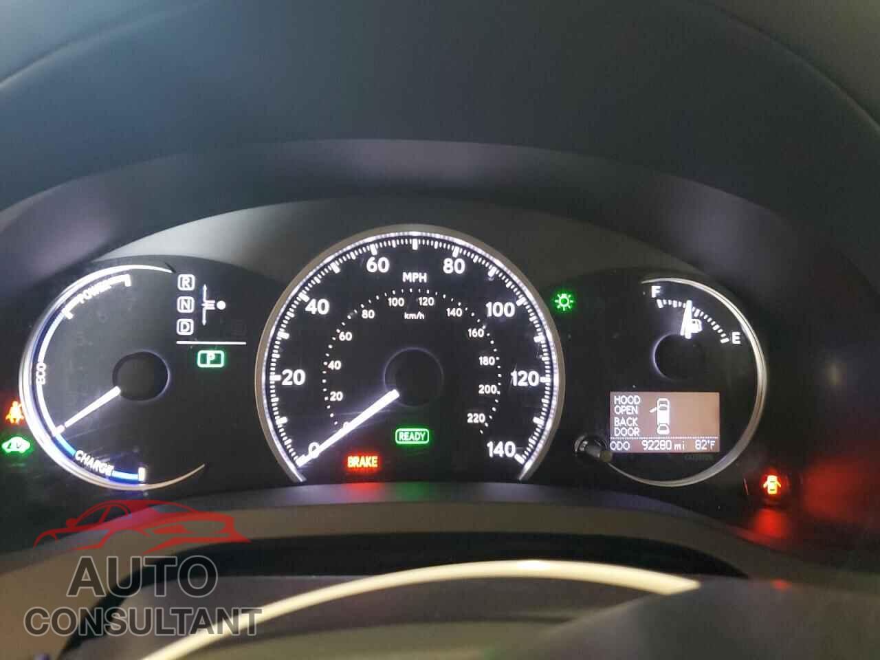 LEXUS CT 200 2012 - JTHKD5BH4C2090855