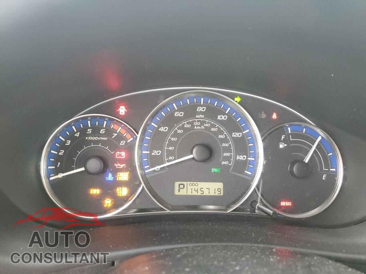 SUBARU FORESTER 2012 - JF2SHAECXCH431463