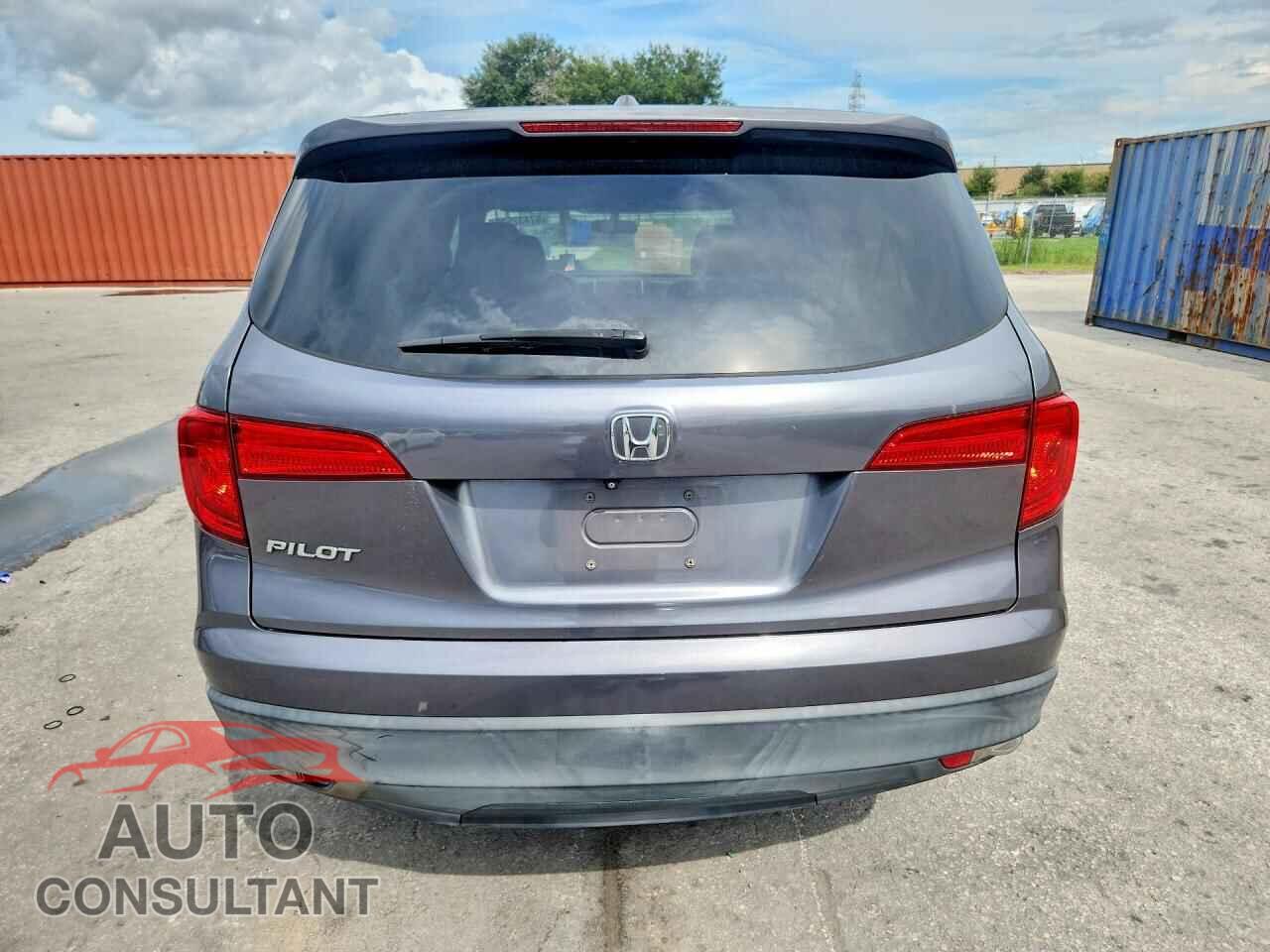 HONDA PILOT 2016 - 5FNYF5H39GB021972