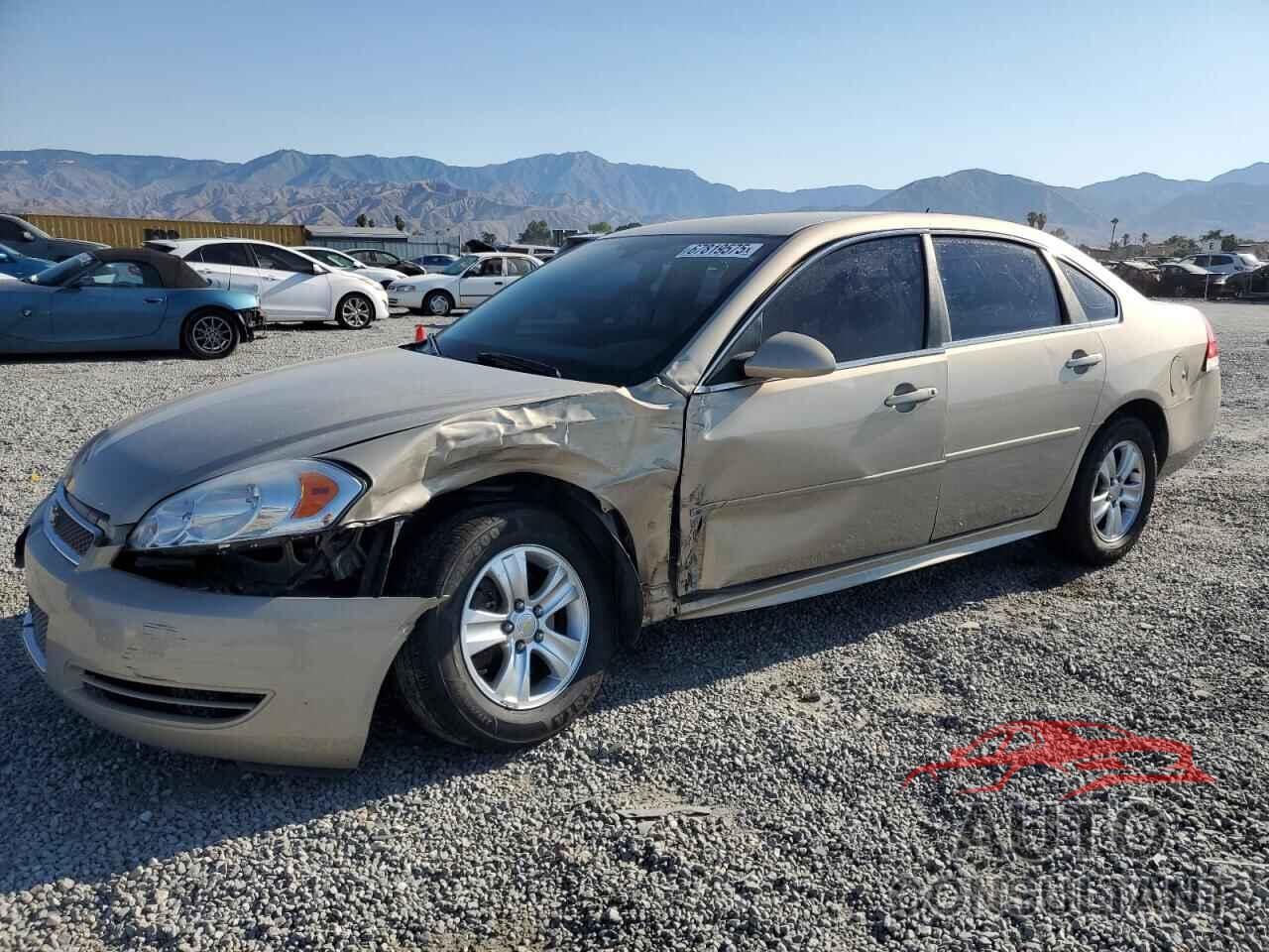 CHEVROLET IMPALA 2012 - 2G1WA5E31C1223611