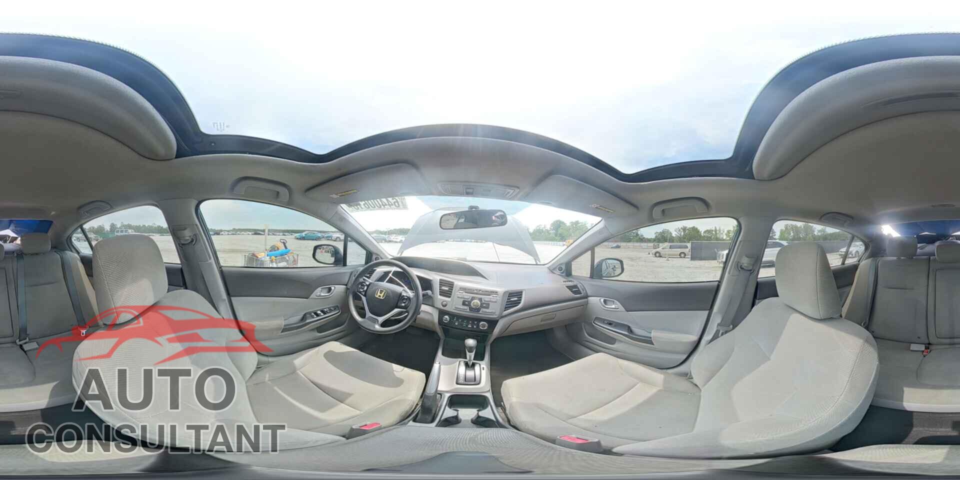 HONDA CIVIC 2012 - 19XFB2F84CE324240