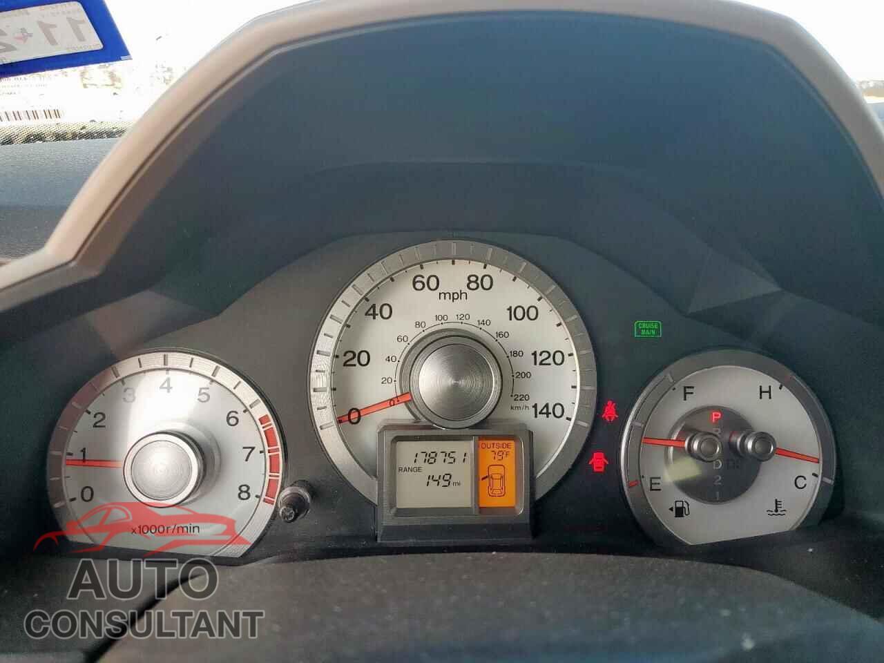 HONDA PILOT 2011 - 5FNYF4H59BB070433