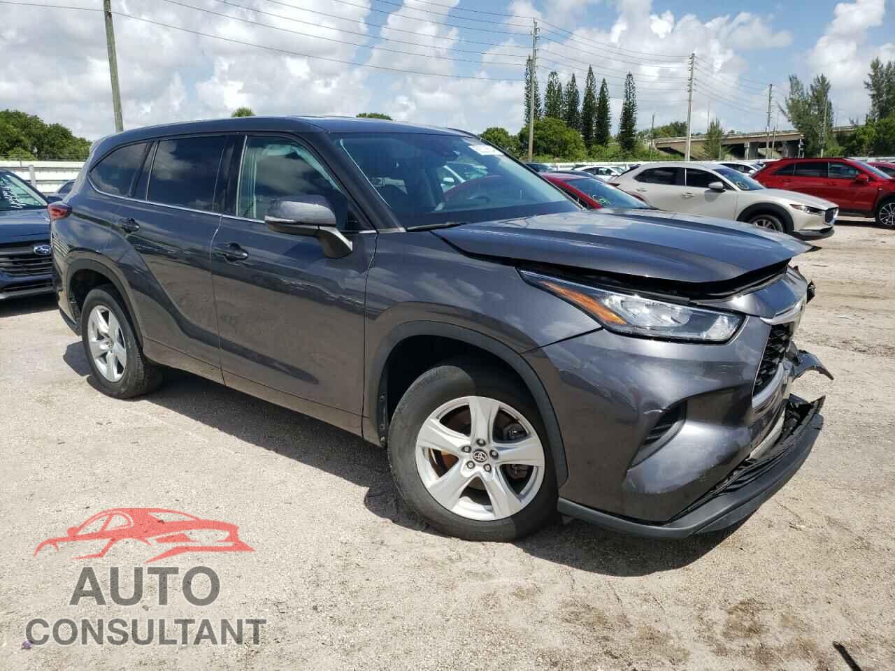 TOYOTA HIGHLANDER 2020 - 5TDCZRAH2LS508628