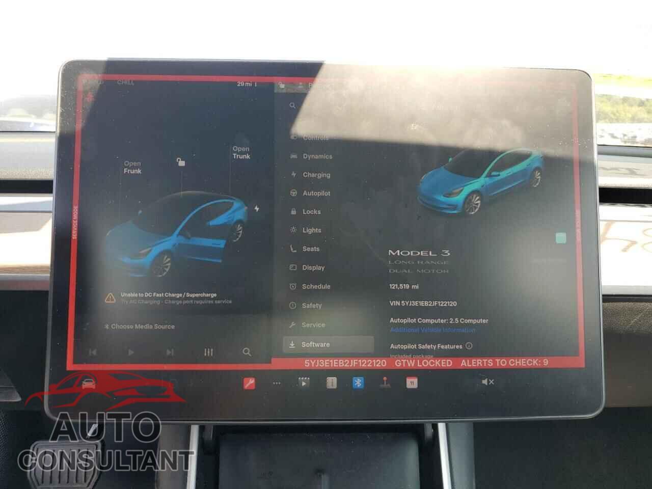 TESLA MODEL 3 2018 - 5YJ3E1EB2JF122120