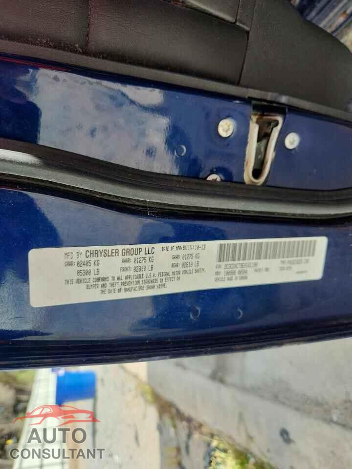 DODGE CHARGER 2014 - 2C3CDXCT9EH161180