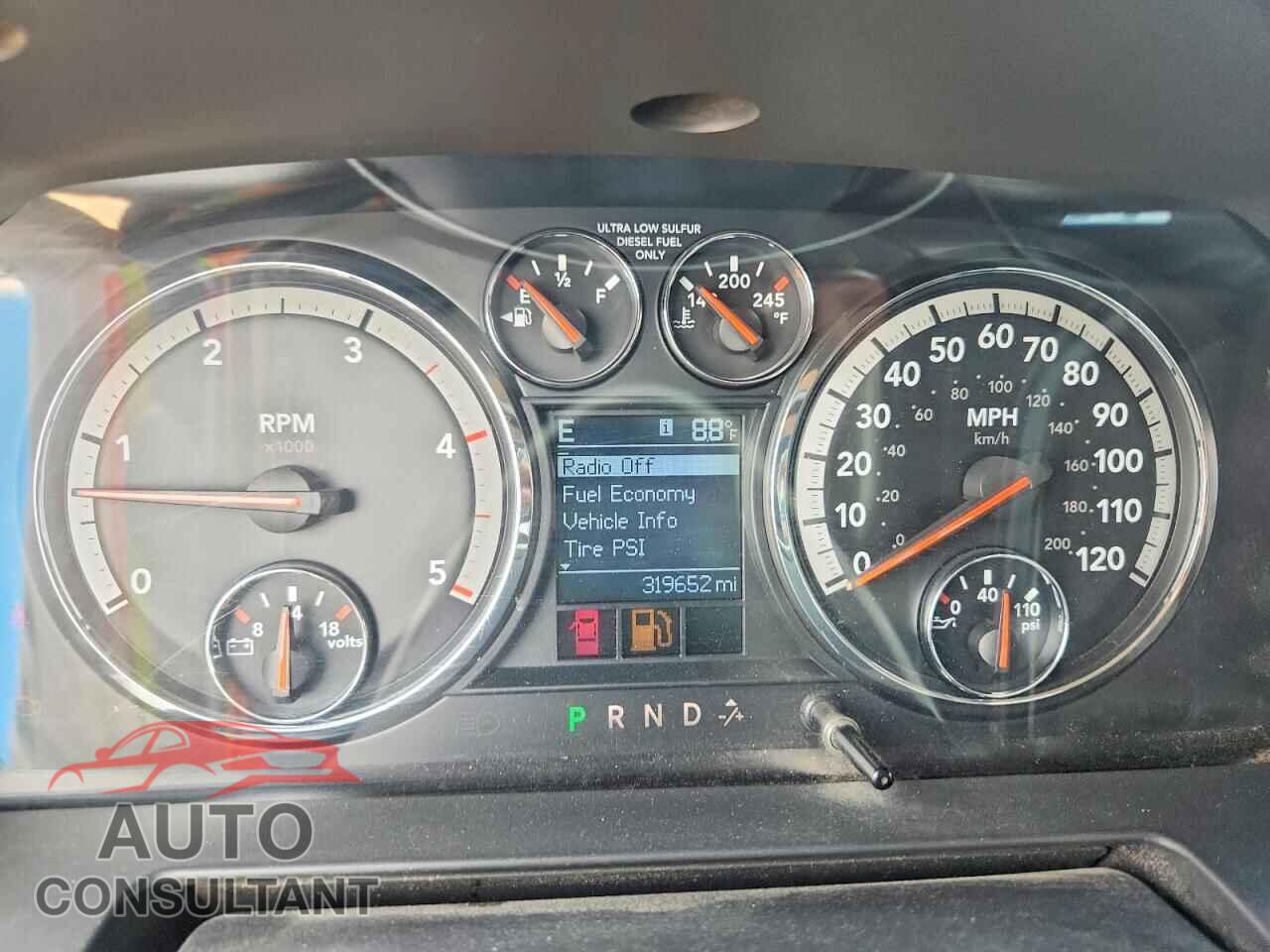 DODGE RAM 2500 2010 - 3D7UT2CL5AG132815