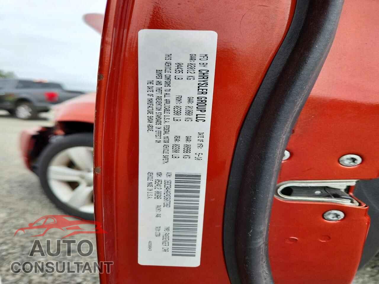 DODGE CALIBER 2010 - 1B3CB4HA2AD607282
