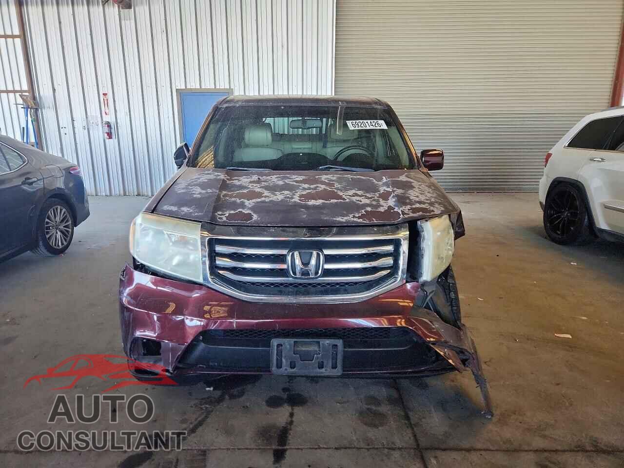 HONDA PILOT 2012 - 5FNYF3H51CB038572