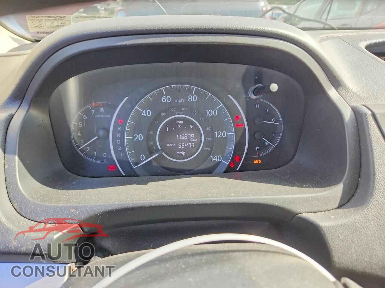 HONDA CRV 2013 - 5J6RM4H55DL079635