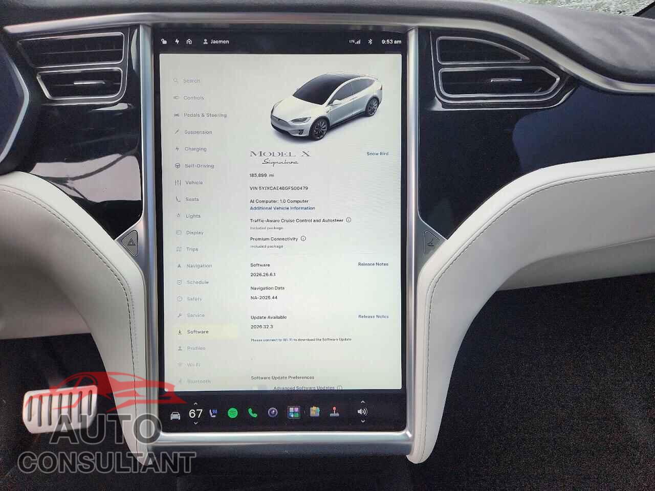 TESLA MODEL X 2016 - 5YJXCAE48GFS00479