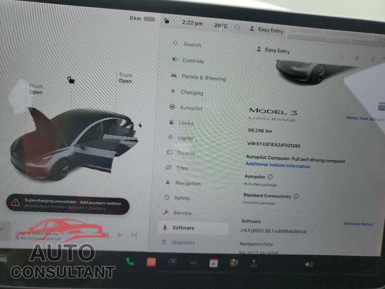 TESLA MODEL 3 2018 - 5YJ3E1EA2JF021280