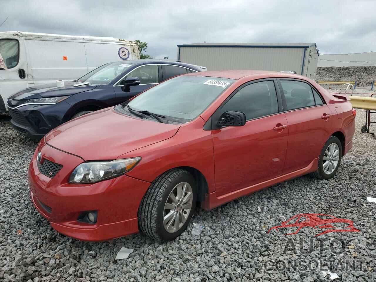 TOYOTA COROLLA 2009 - 1NXBU40E89Z081847