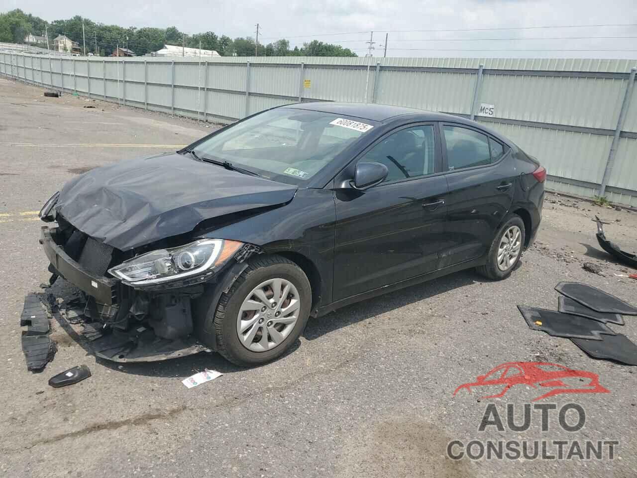 HYUNDAI ELANTRA 2018 - KMHD74LF3JU519280