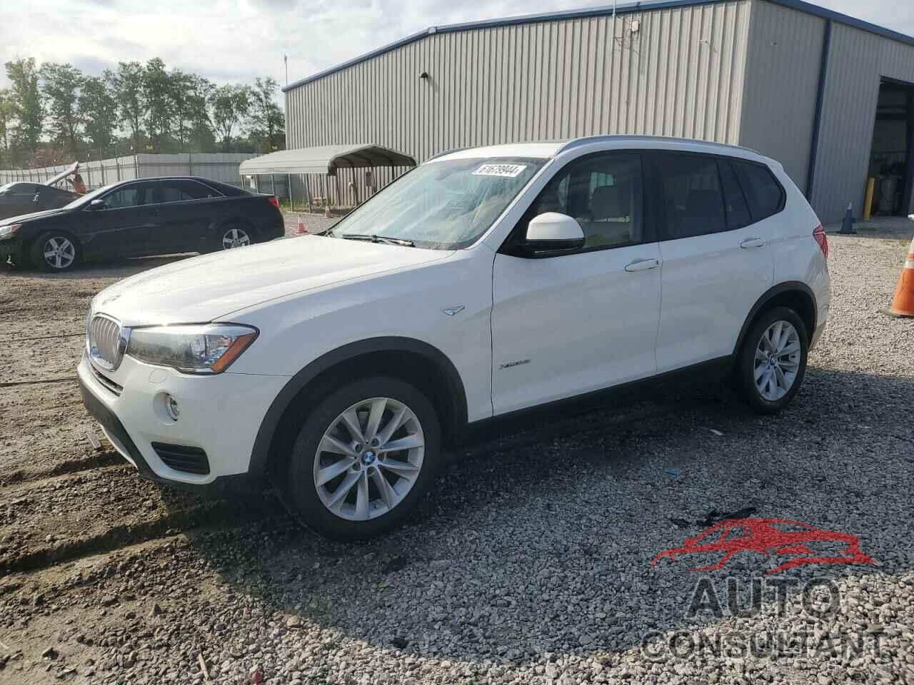 BMW X3 2016 - 5UXWX9C51G0D89115