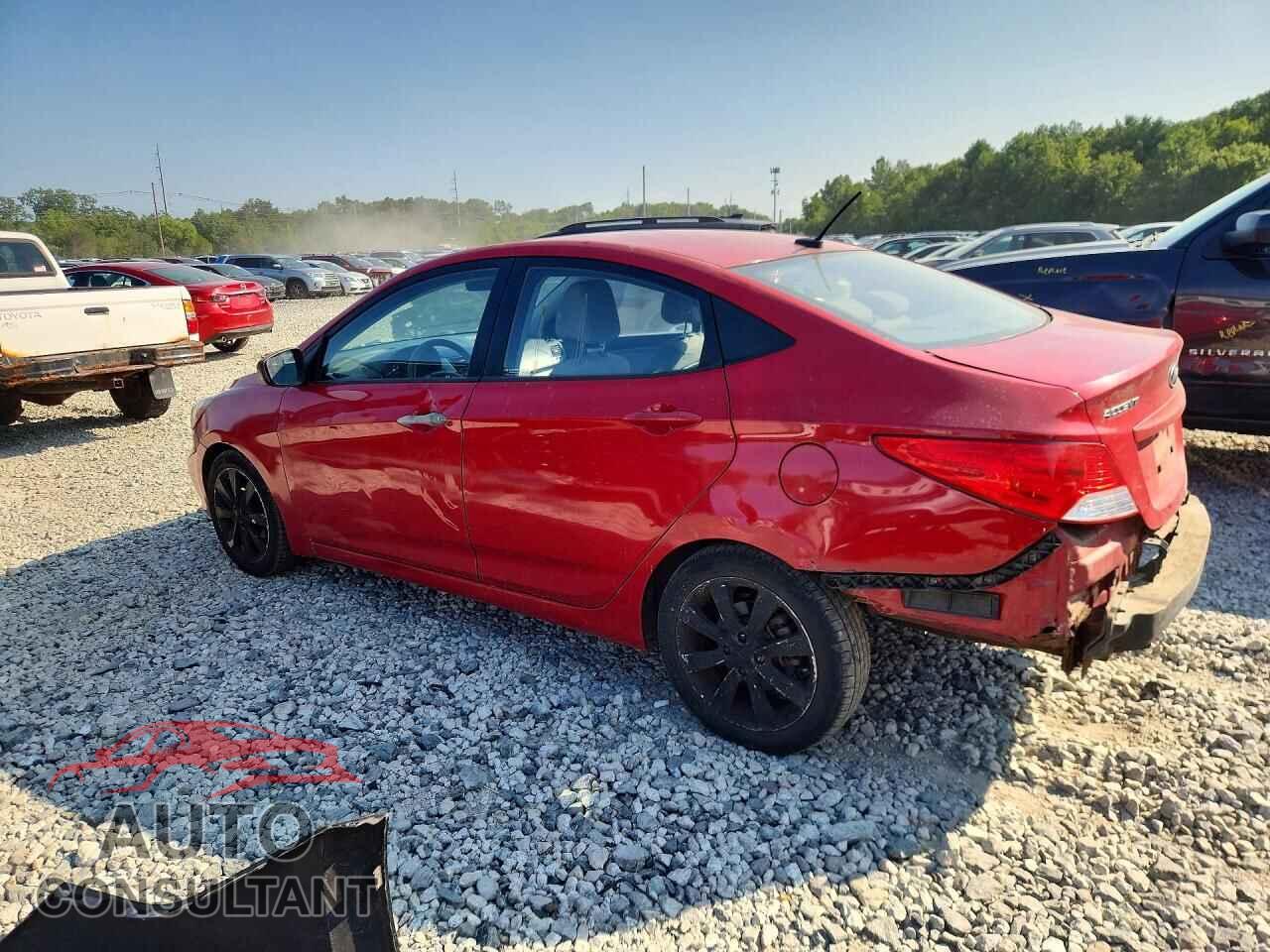 HYUNDAI ACCENT 2012 - KMHCU4AE2CU241036