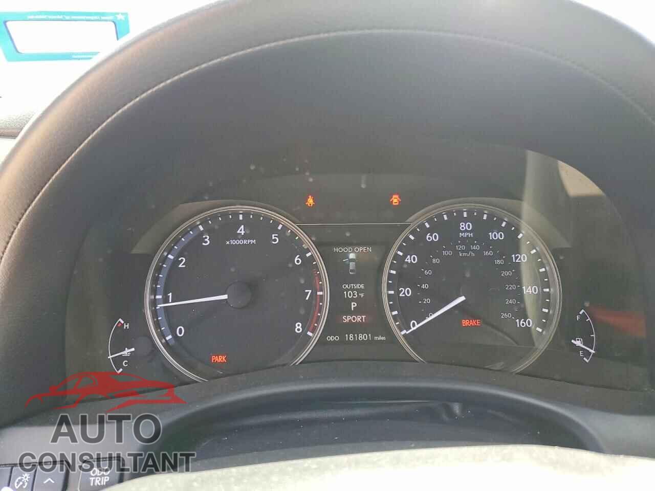 LEXUS GS350 2013 - JTHCE1BL6D5001771