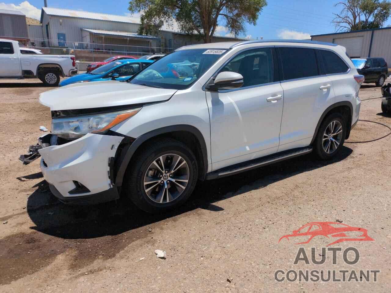 TOYOTA HIGHLANDER 2016 - 5TDKKRFH5GS170530