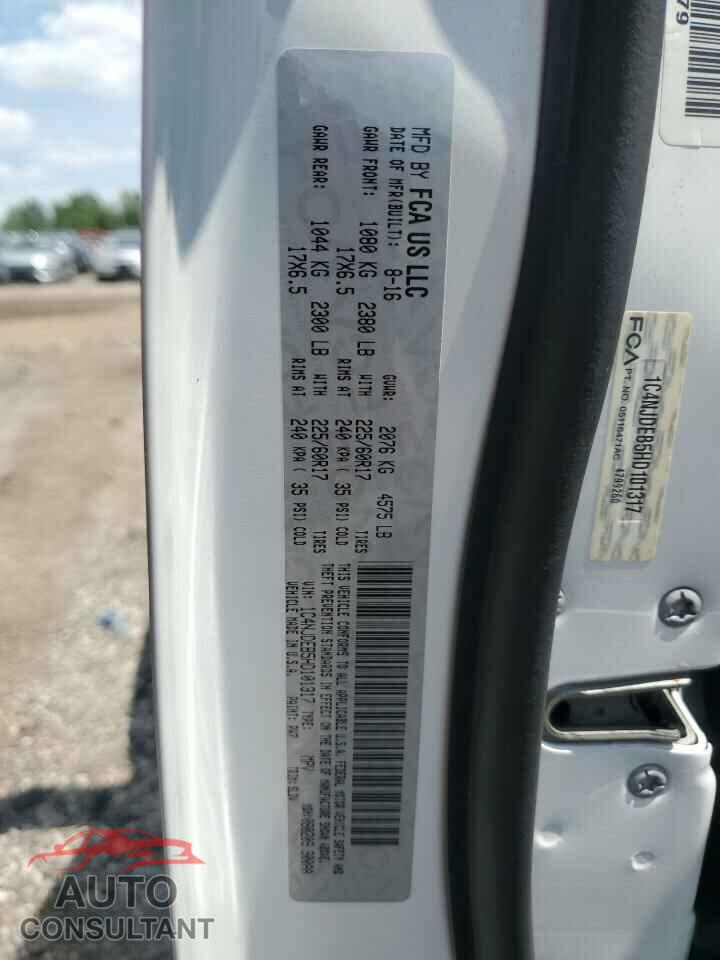 JEEP COMPASS 2017 - 1C4NJDEB5HD101317