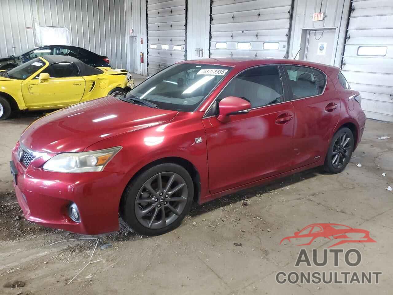 LEXUS CT 200 2013 - JTHKD5BHXD2163468
