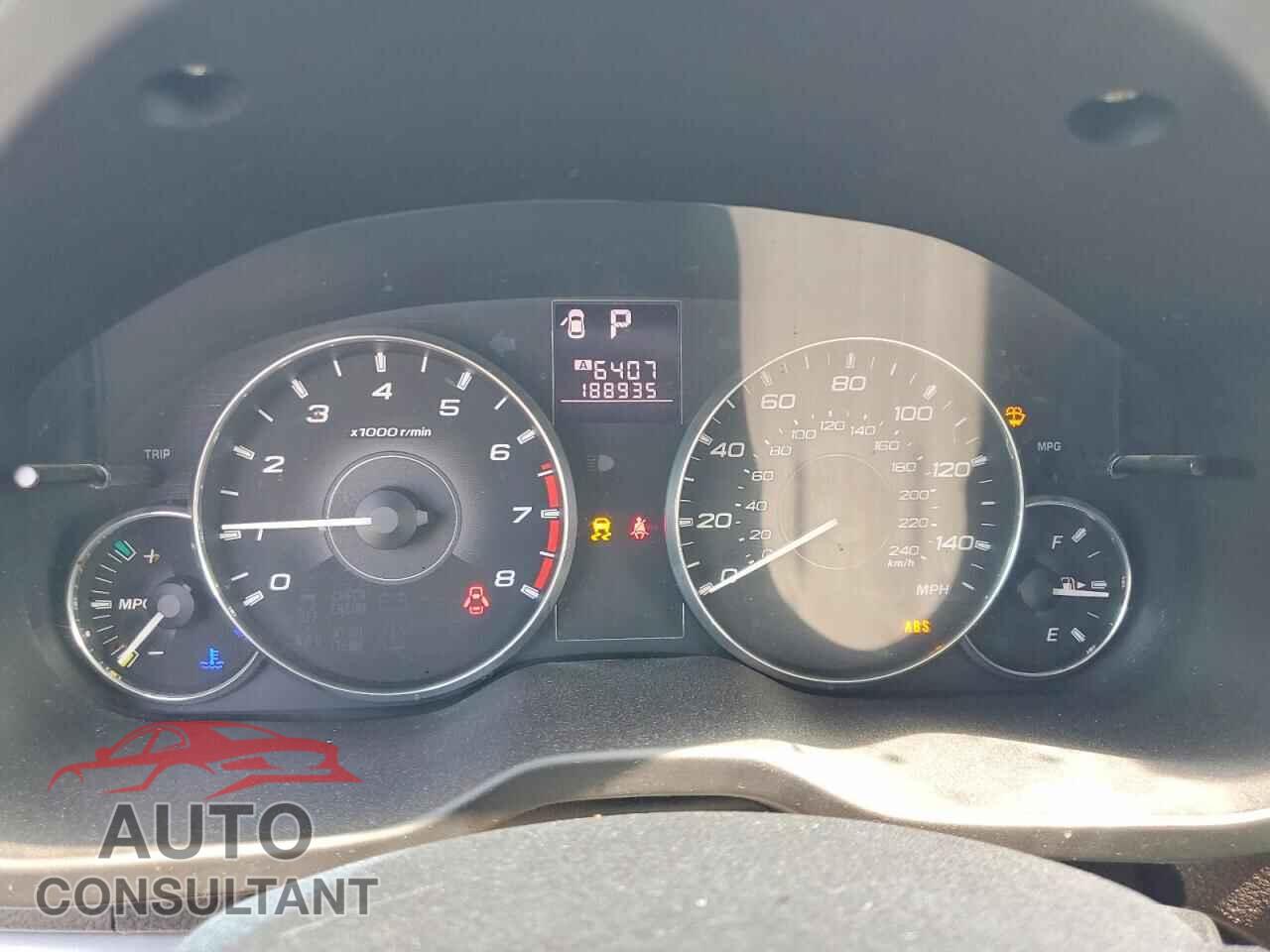 SUBARU OUTBACK 2011 - 4S4BRCCC8B3370552