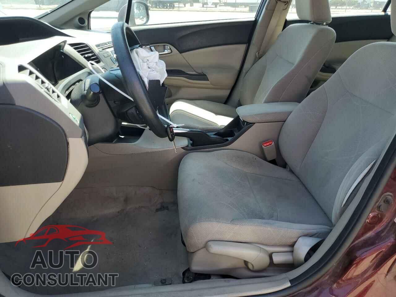 HONDA CIVIC 2012 - 19XFB2F89CE322404
