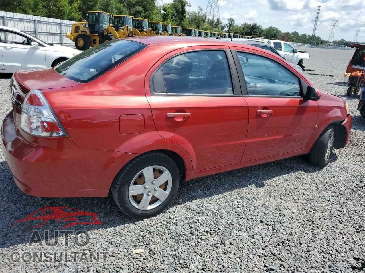 CHEVROLET AVEO 2009 - KL1TD56E79B329837