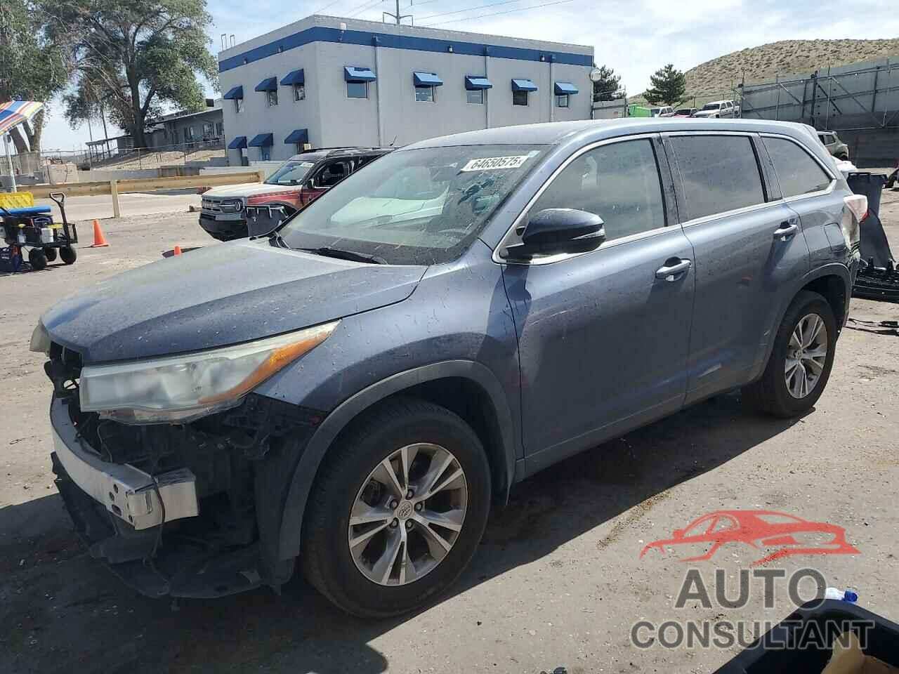 TOYOTA HIGHLANDER 2015 - 5TDBKRFH2FS131358