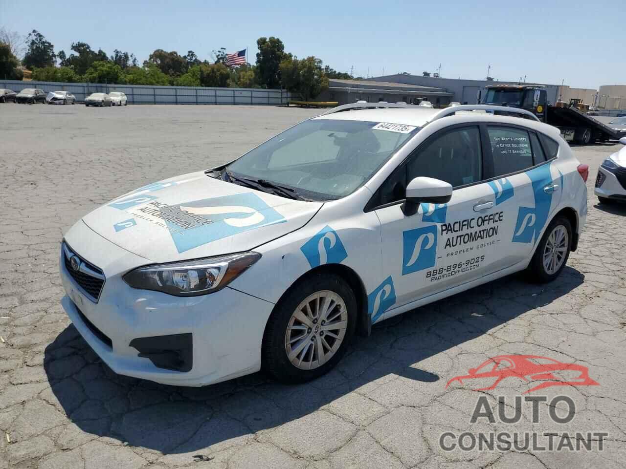 SUBARU IMPREZA 2018 - 4S3GTAB67J3725205