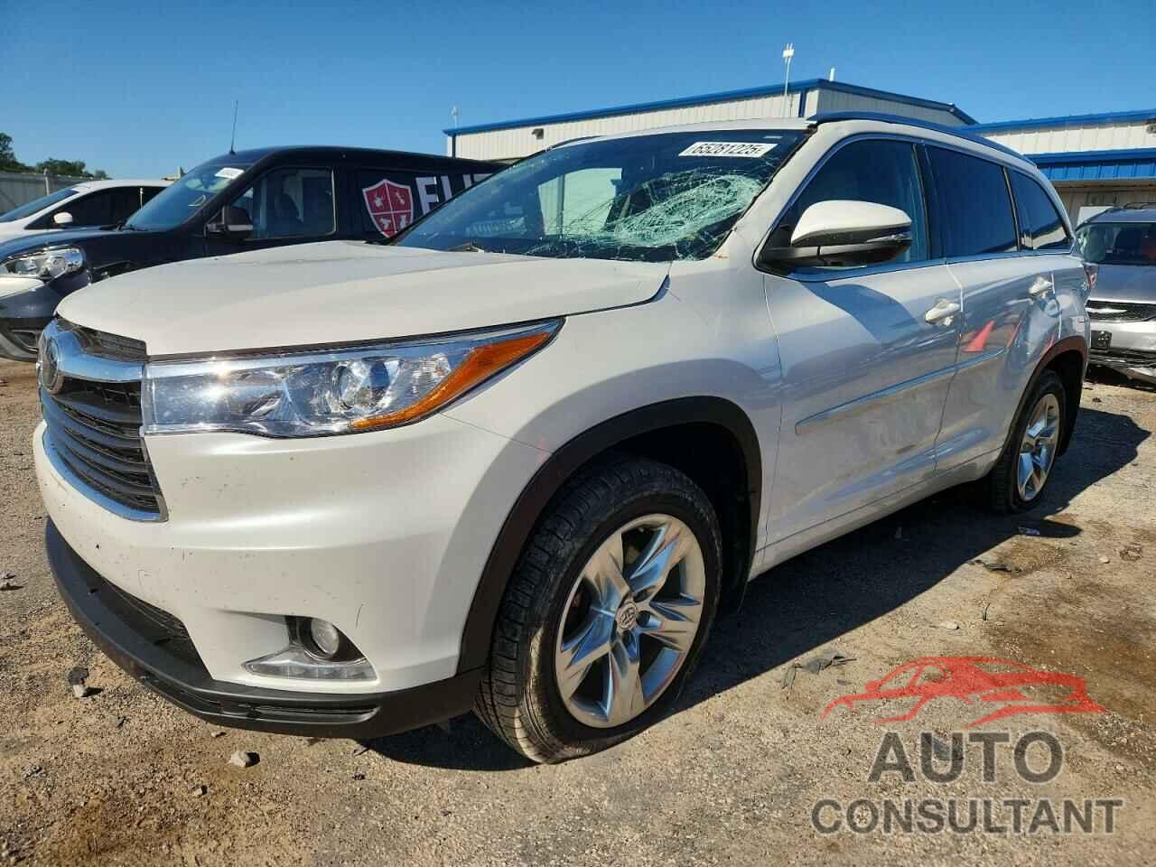 TOYOTA HIGHLANDER 2015 - 5TDDKRFH0FS189915