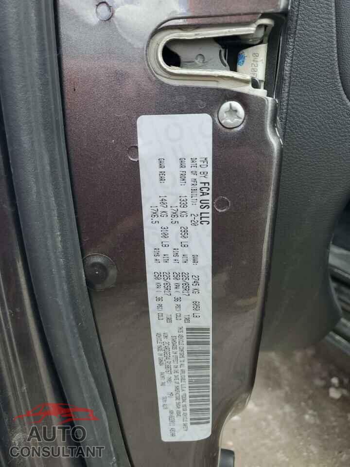 DODGE CARAVAN 2020 - 2C4RDGEG4LR188767