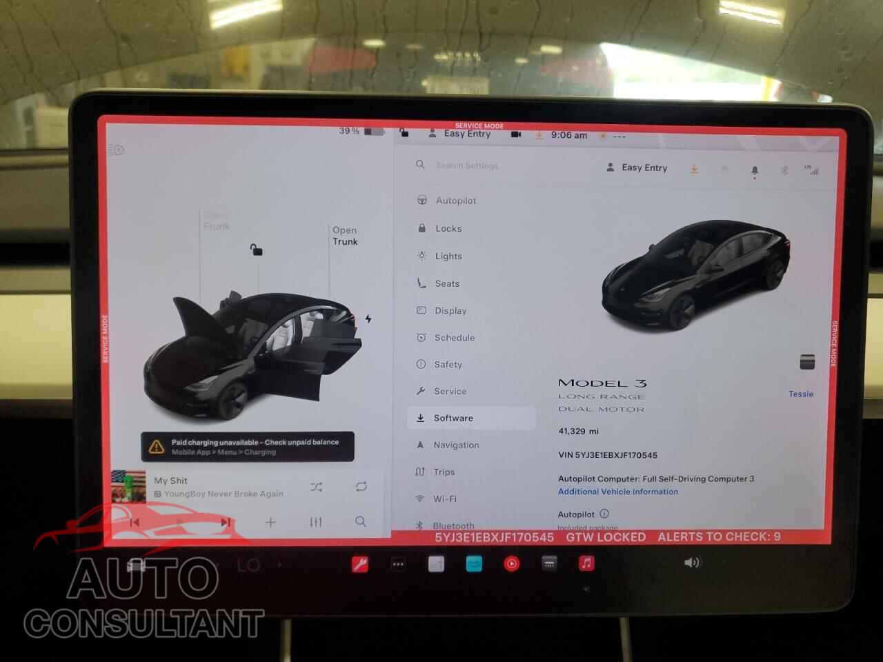 TESLA MODEL 3 2018 - 5YJ3E1EBXJF170545