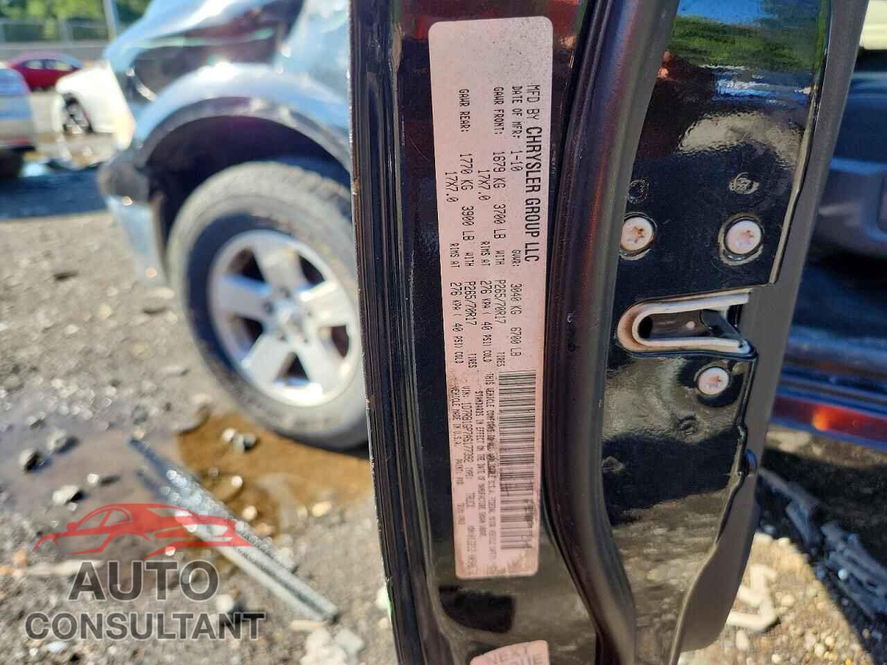 DODGE RAM 1500 2010 - 1D7RB1GP7AS177392
