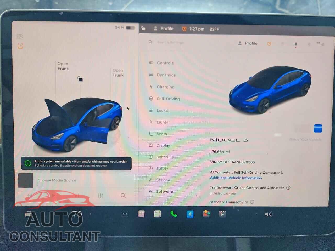 TESLA MODEL 3 2022 - 5YJ3E1EA4NF370365