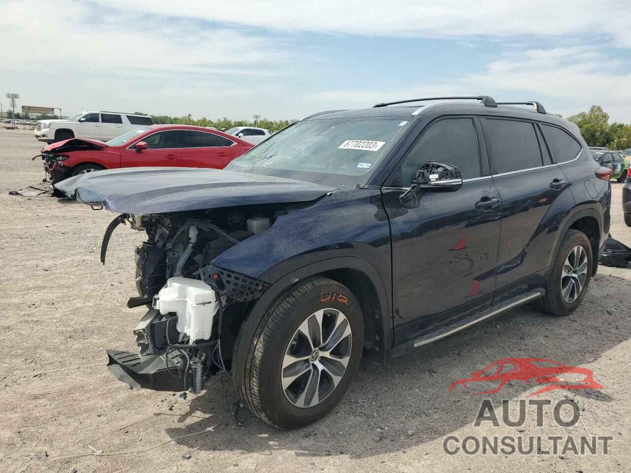 TOYOTA HIGHLANDER 2022 - 5TDGZRAH9NS137519