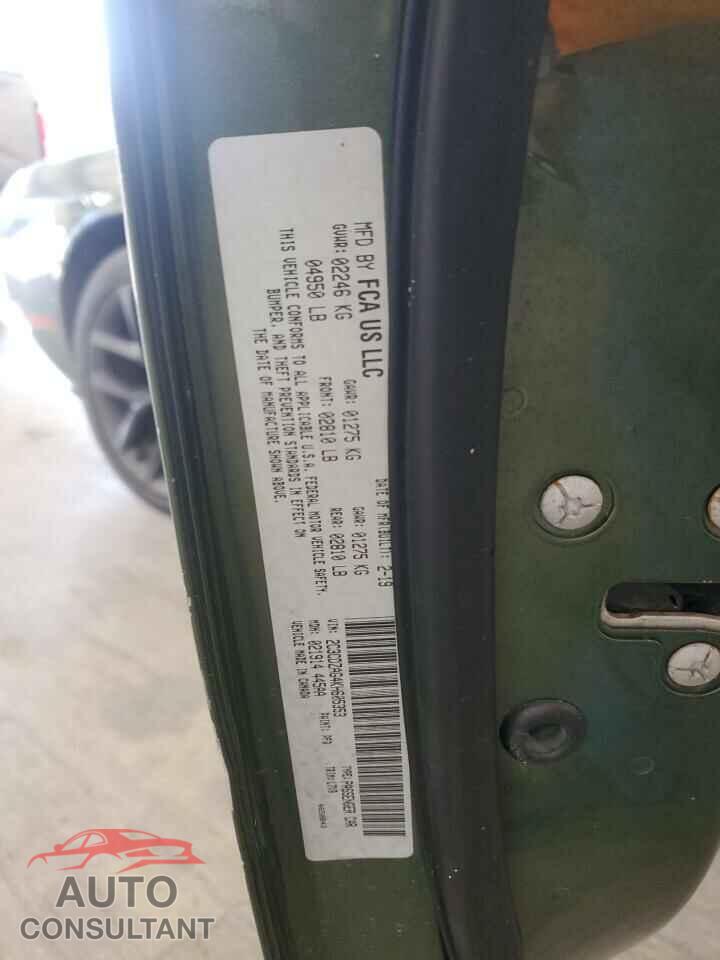 DODGE CHALLENGER 2019 - 2C3CDZAG4KH605353