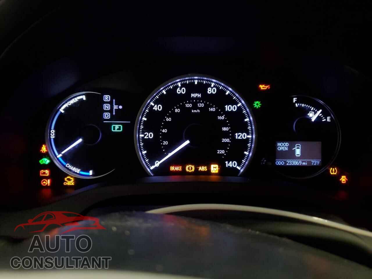 LEXUS CT 200 2012 - JTHKD5BHXC2104323