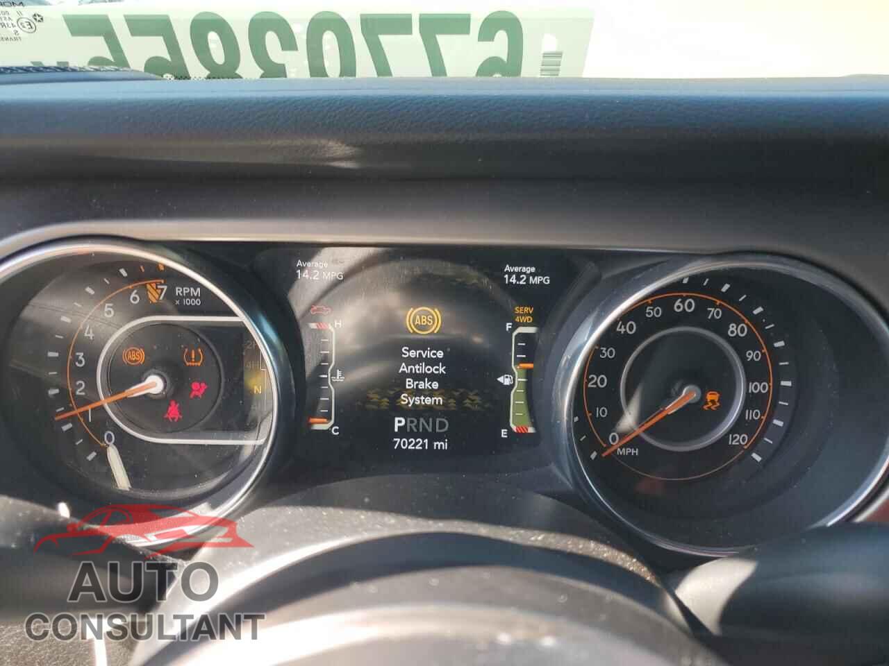 JEEP GLADIATOR 2020 - 1C6HJTAG4LL215145